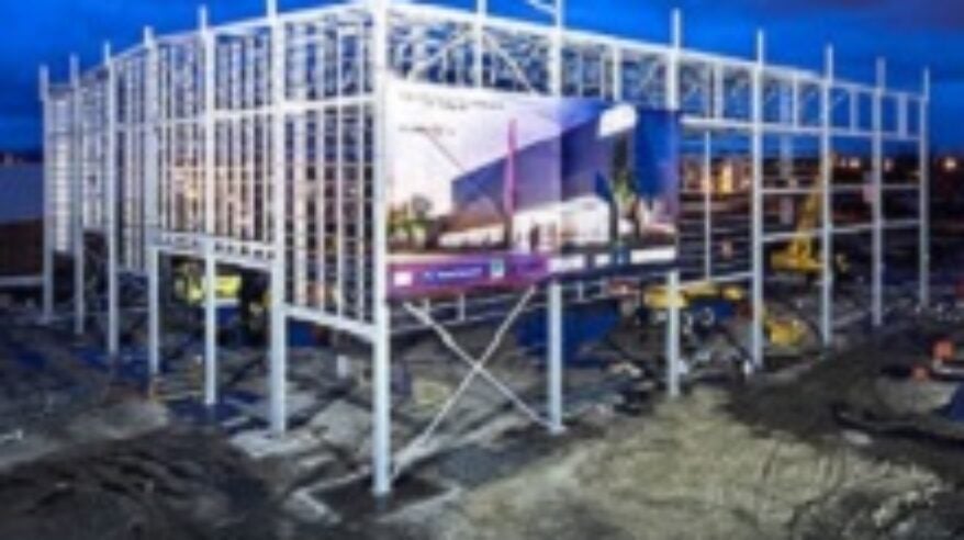 New stage goes up at the Space Project